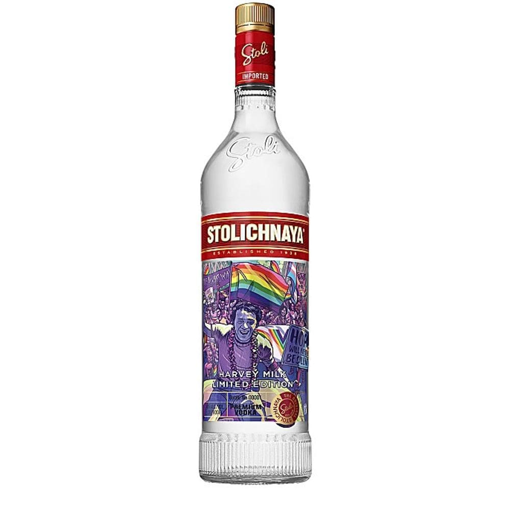 Vodka Stolichnaya Harvey Milk Limited Edition1000ml