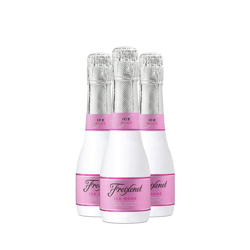 Kit 3 Miniaturas Freixenet Ice Rose 200ml