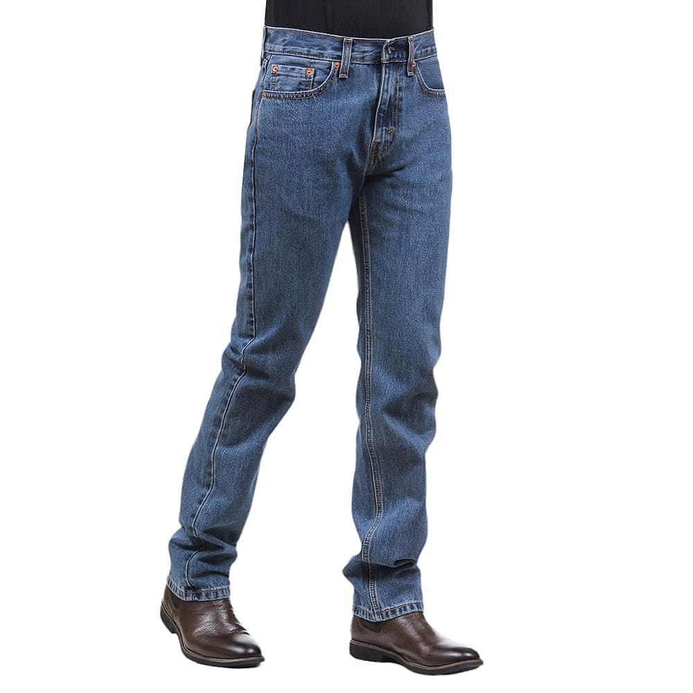 Calça Jeans Masculina Azul 100% Algodão 505 Regular Levi`s 37324
