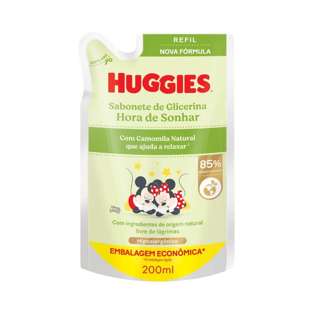Sabonete Líquido de Glicerina Huggies Disney Baby Hora de Sonhar Camomila 200ml