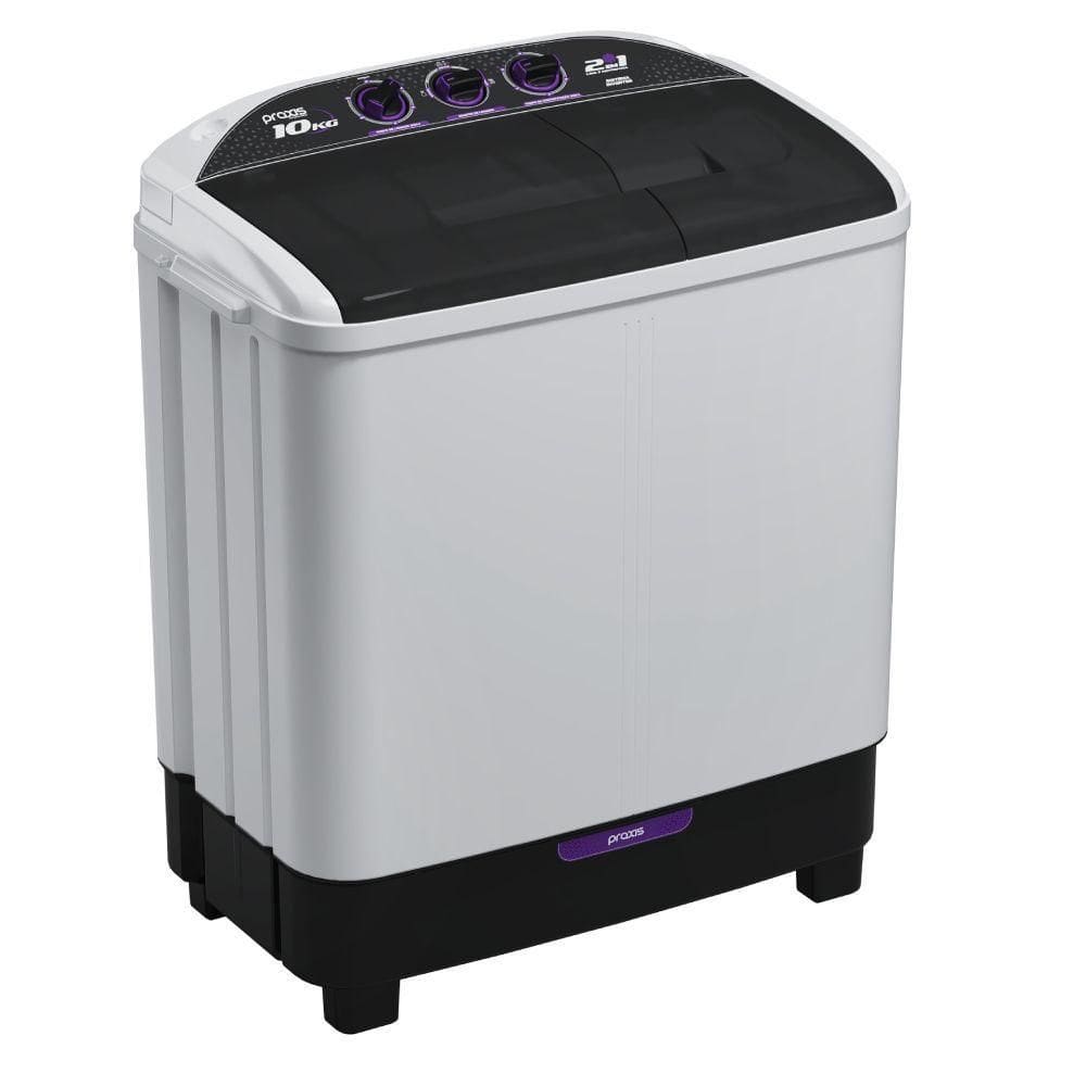 Máquina De Lavar Twin Tub 10kg 2 Em 1 Lava E Centrifuga 220V
