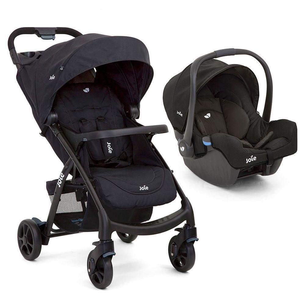 Carrinho De Bebê Travel System Joie Muse Preto