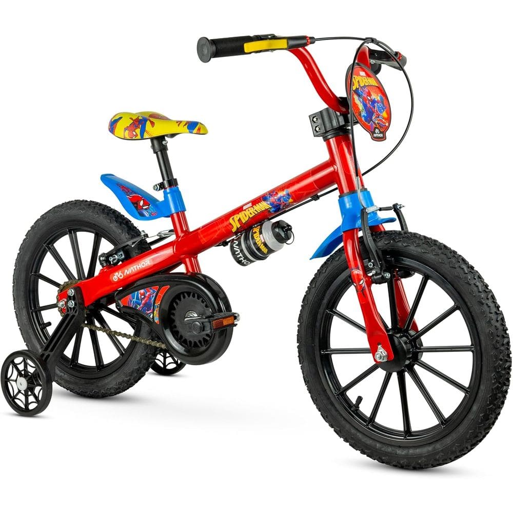 Bicicleta Bike Infantil Criança Homem Aranha Aro 16 Nathor