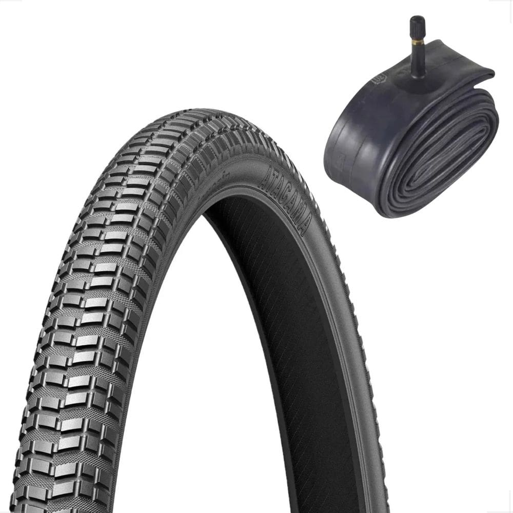 Pneu Levorin Atacama Aro 26 x 1.95 + Camara de ar Shiver bico grosso Bicicleta Bike Mtb Dh
