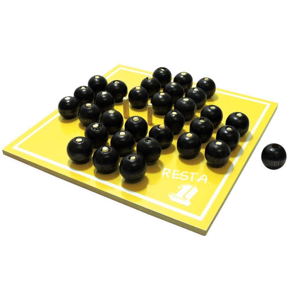 Jogo Resta Um Madeira - Maninho Artesanatos - 2336