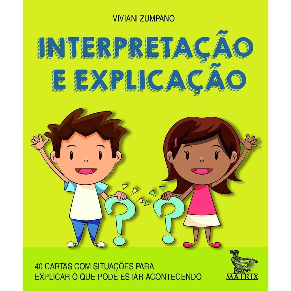 Interpretação E Explicação 40 Cartas Com Situações Para Explicar O Que Pode Estar Acontecendo