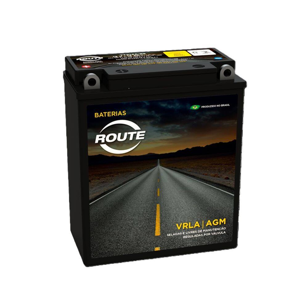 BATERIA CB 400 81/88 - CB 450 86/89 - CB 550 Four K / SS 74/78 ROUTE YTX14A-BS - 12AH