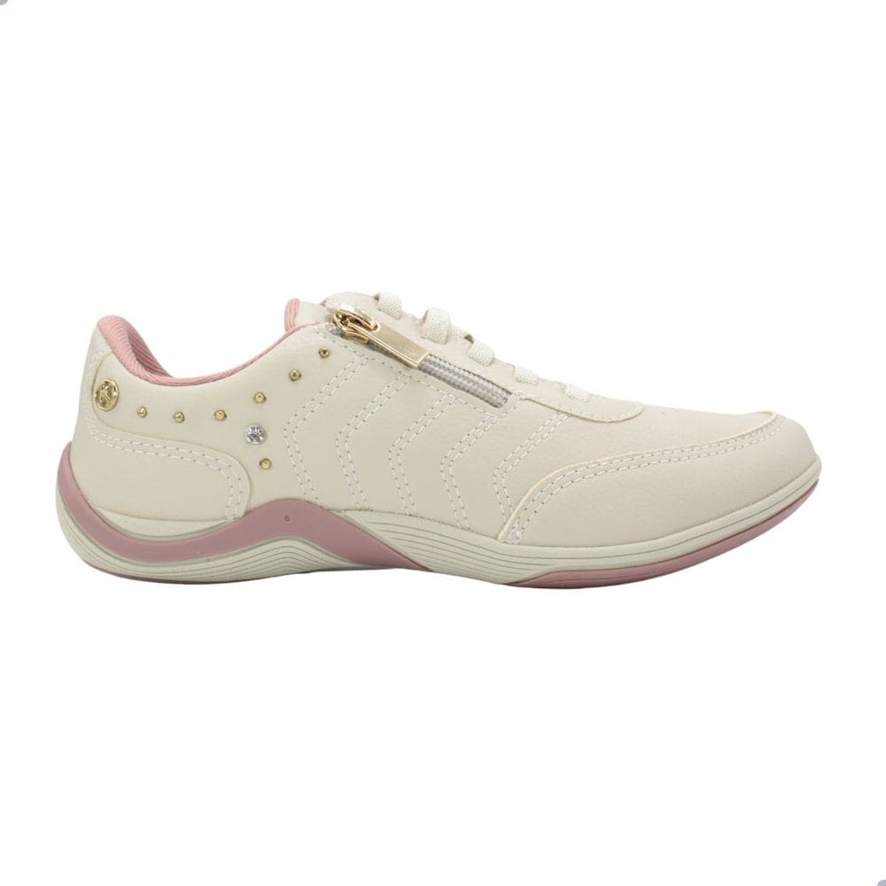 Tênis Casual Kolosh Century Porcelana/Rose