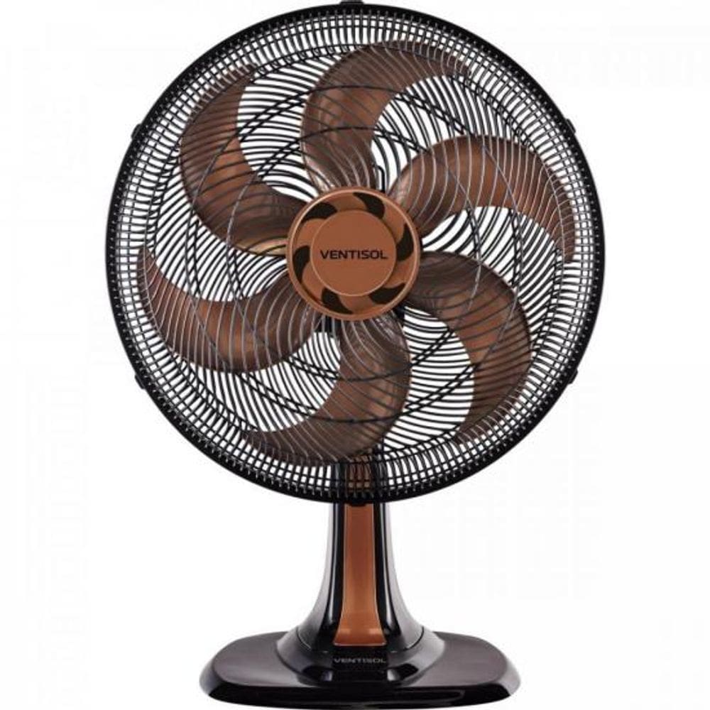 Ventilador de Mesa 40cm Turbo 6 Pás Bronze Ventisol
