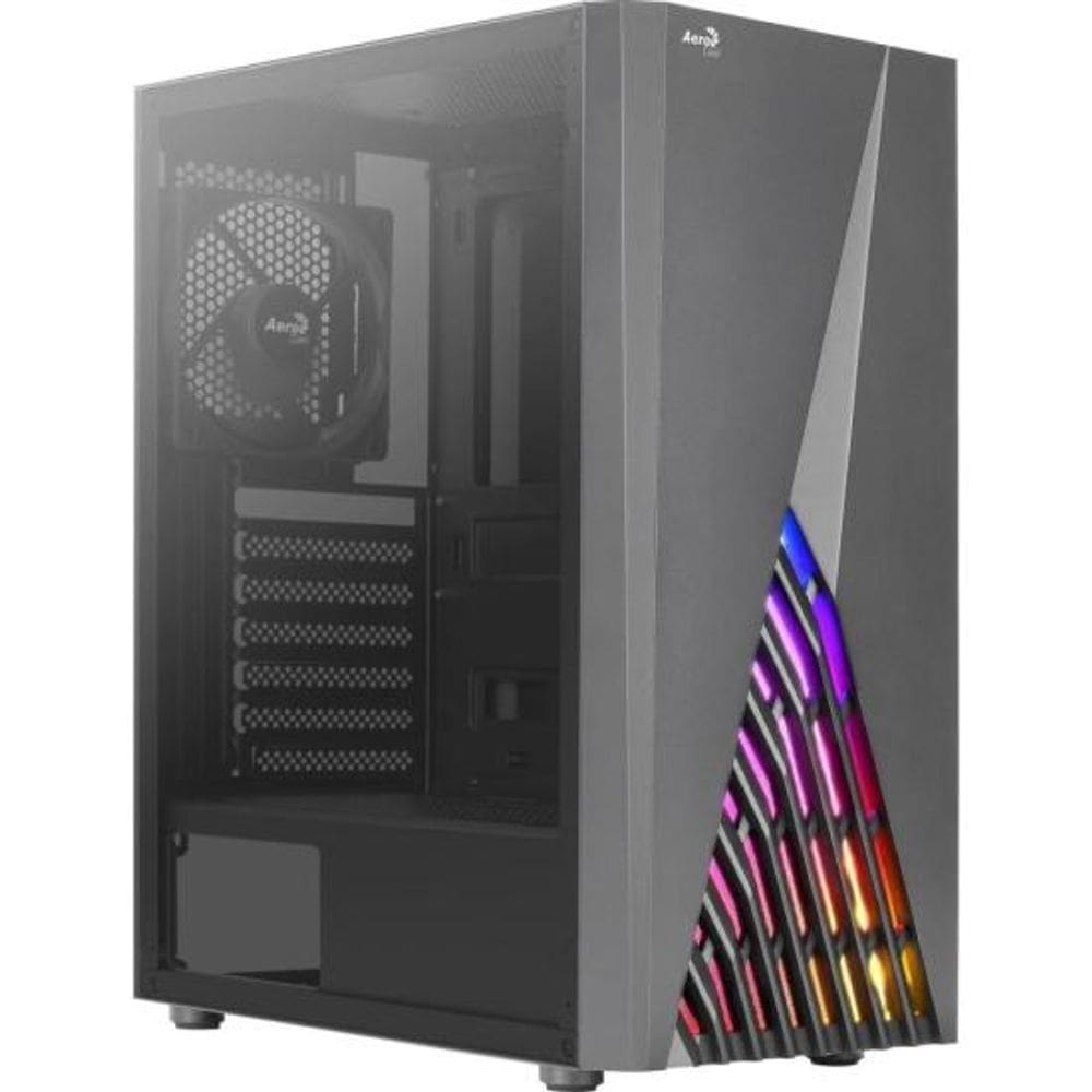 Gabinete Gamer Aerocool Delta RGB Lateral Vidro