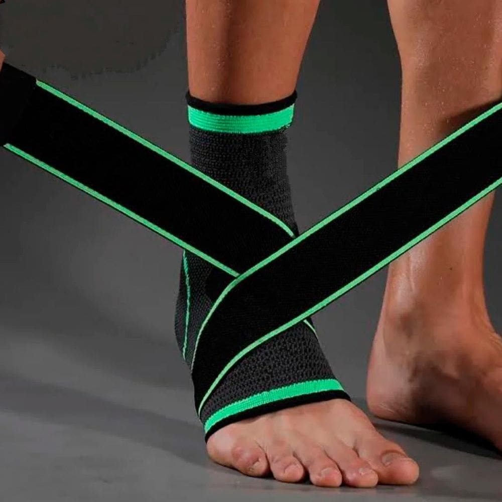 Tornozeleira Fitness Compressão Confortável Exercícios