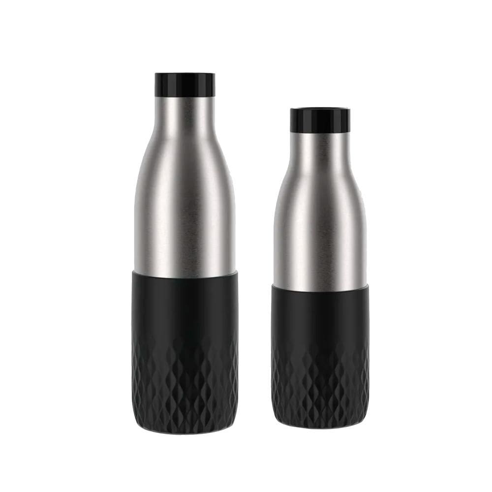 Kit Tefal: 2 Garrafas Térmicas Tefal Pretas de 500ml e 700ml