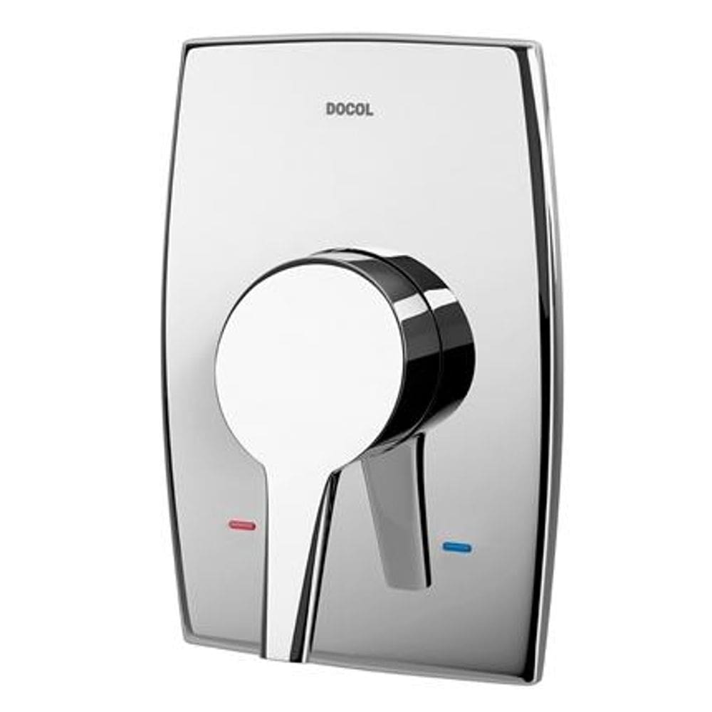 Acabamento monocomando para chuveiro baixa pressão 3/4" Nexus Cromado Docol