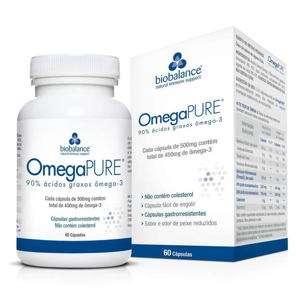 Omegapure 500mg 60 cápsulas
