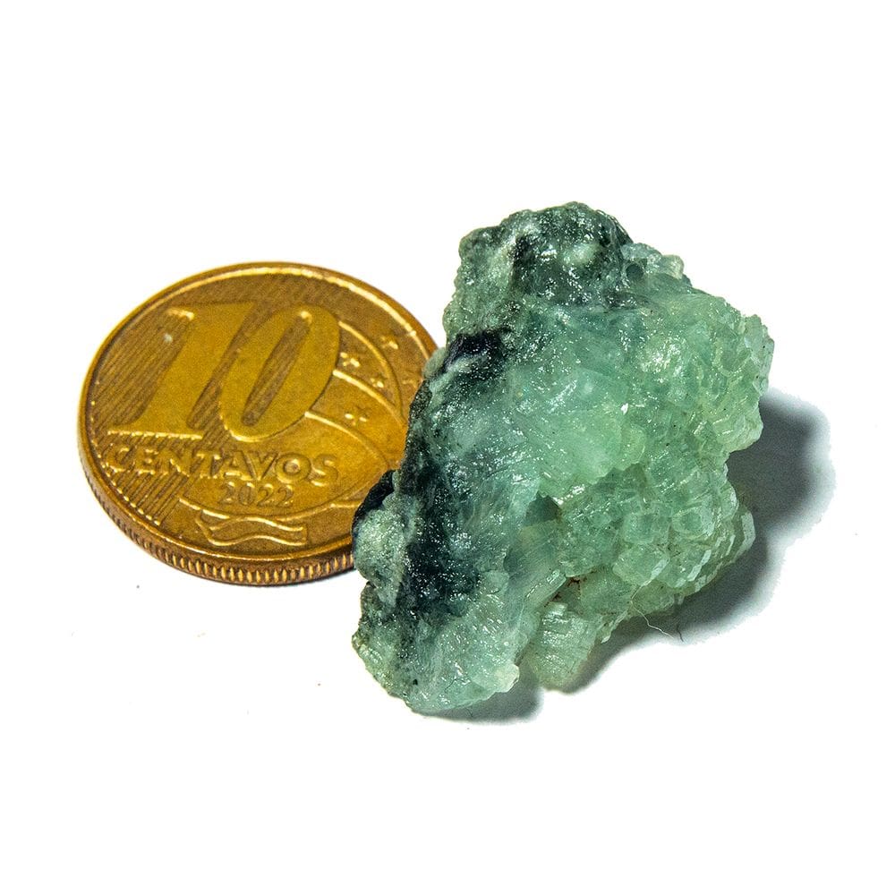 Prehnita Verde Bruto Pedra Natural Média 8g 2 a 3cm Classe B