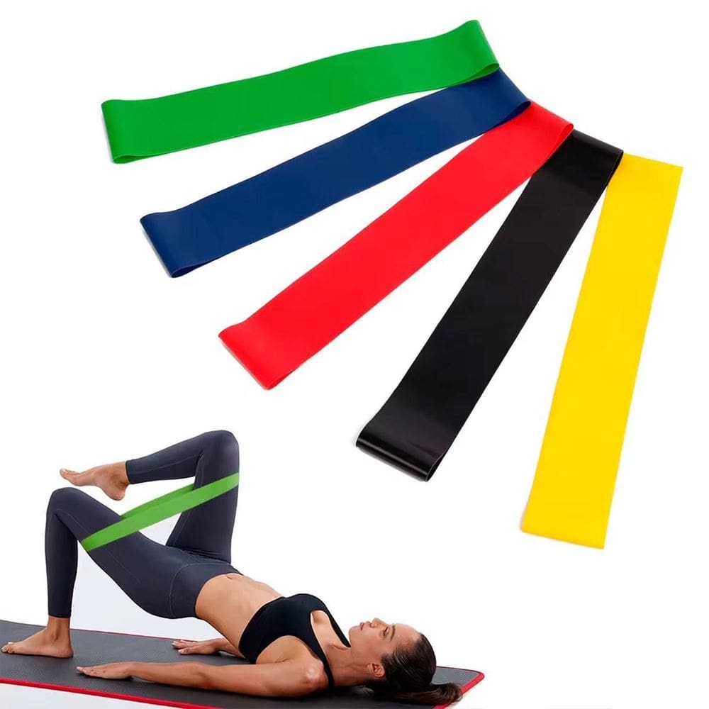 Kit 5 Elásticos Academia Casa Para Treinamento Muscular
