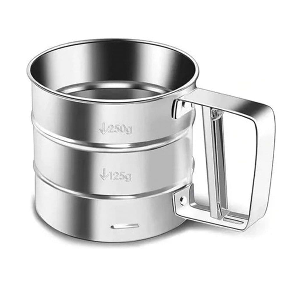 Polvilhador Inox Tapioqueira Polvilhador de Tapioca 10x9,5cm