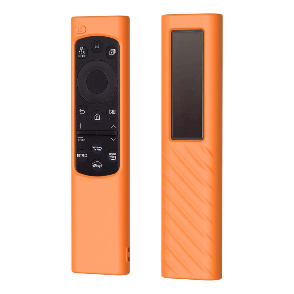 Capinha Proteção para Controle Remoto Smart Tv Samsung Silicone - Laranja