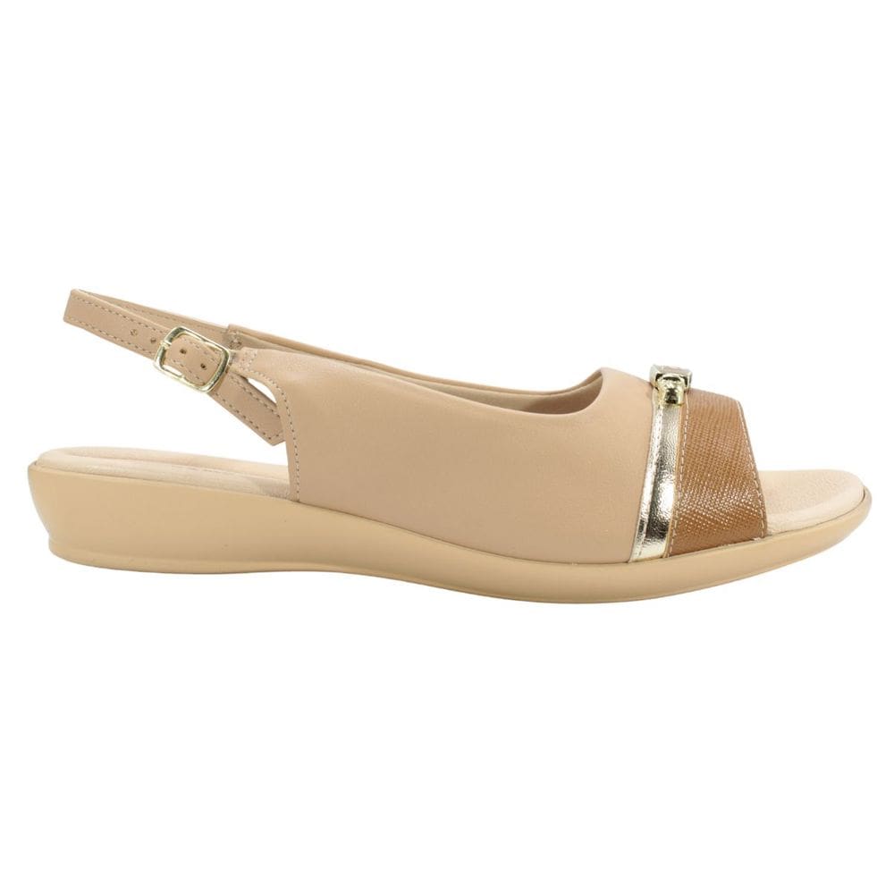 Sandália Piccadilly Camila Nude Claro