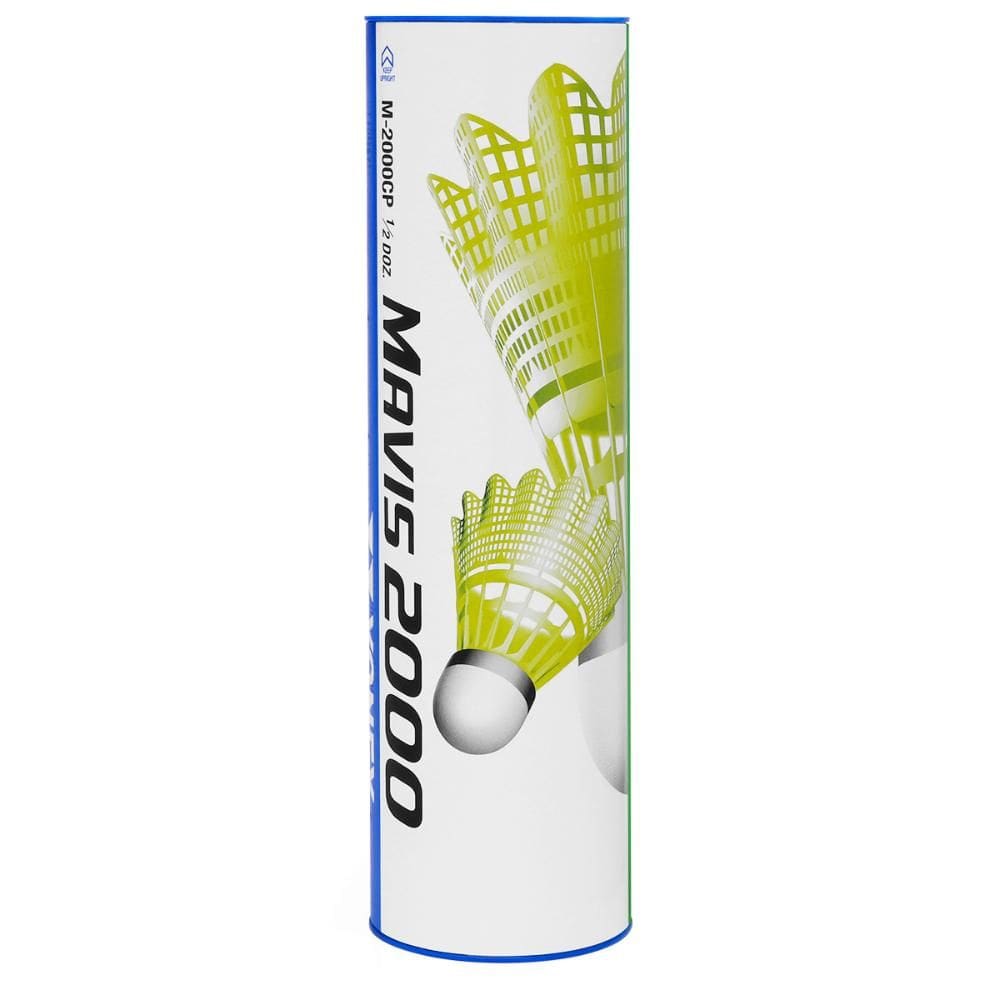 Peteca Yonex Mavis 2000 Tubo Com 06 Unidades