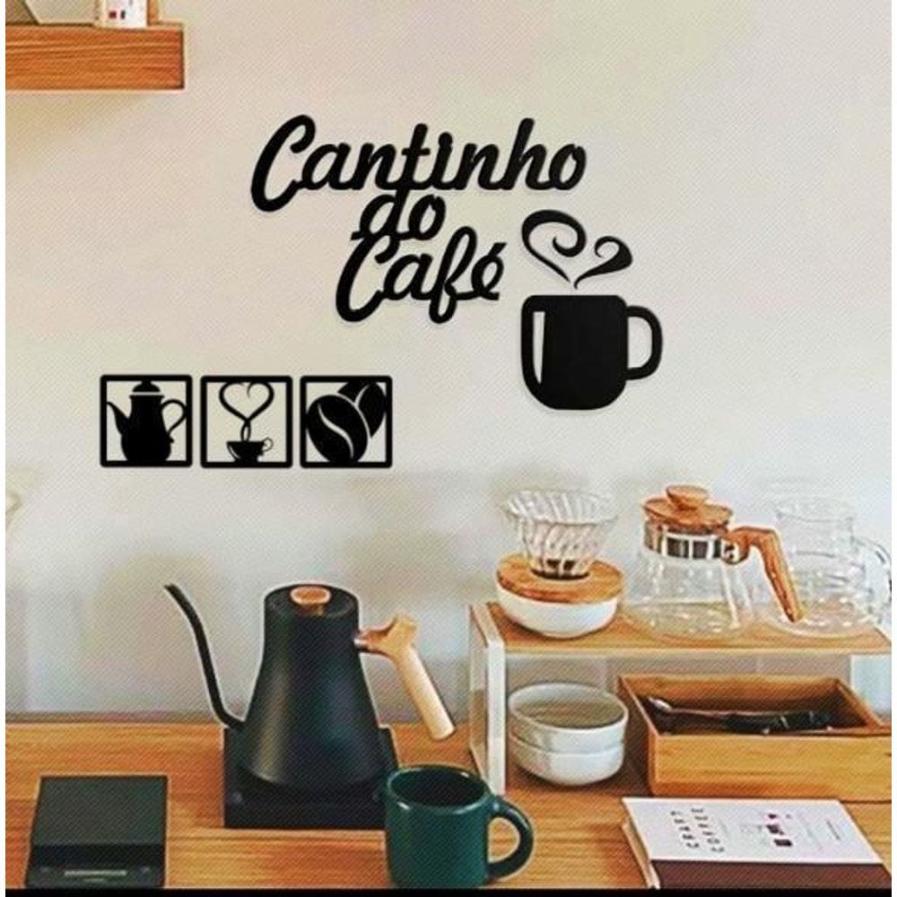 Cantinho Do Café Em Mdf 3Cm Quadro