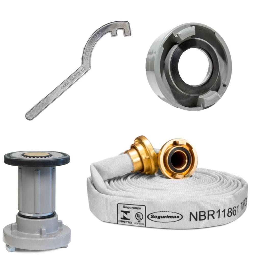 Kit Mangueira 20M Tipo 2 Adaptador Esguicho Regulável Chave