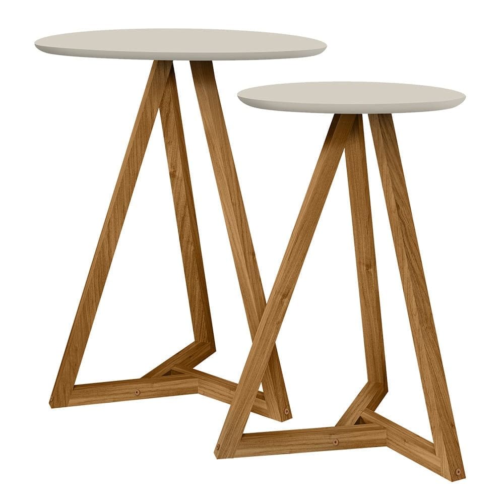 Mezanino Lateral Sala De Estar Classic Off White Nature Tebar