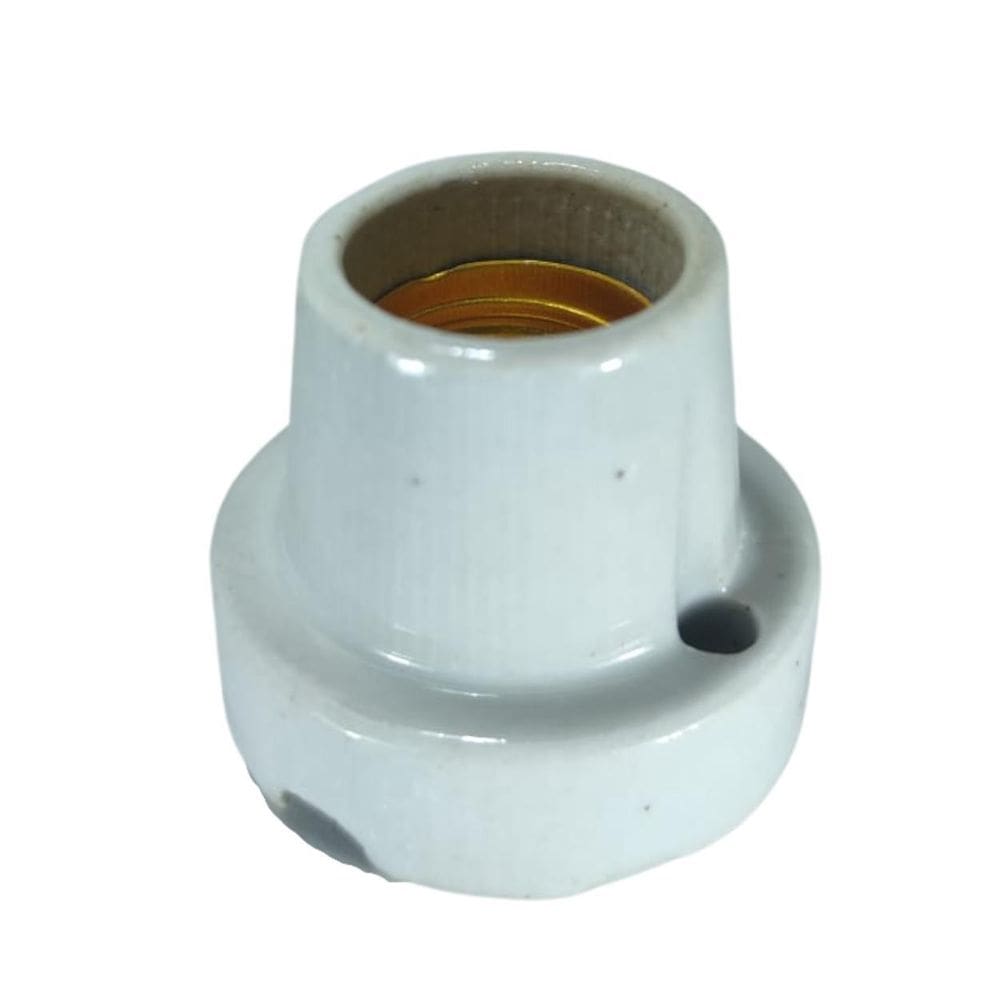 Kit 10 Suporte Soquete Porta Lampada Porcelana Churrasqueira