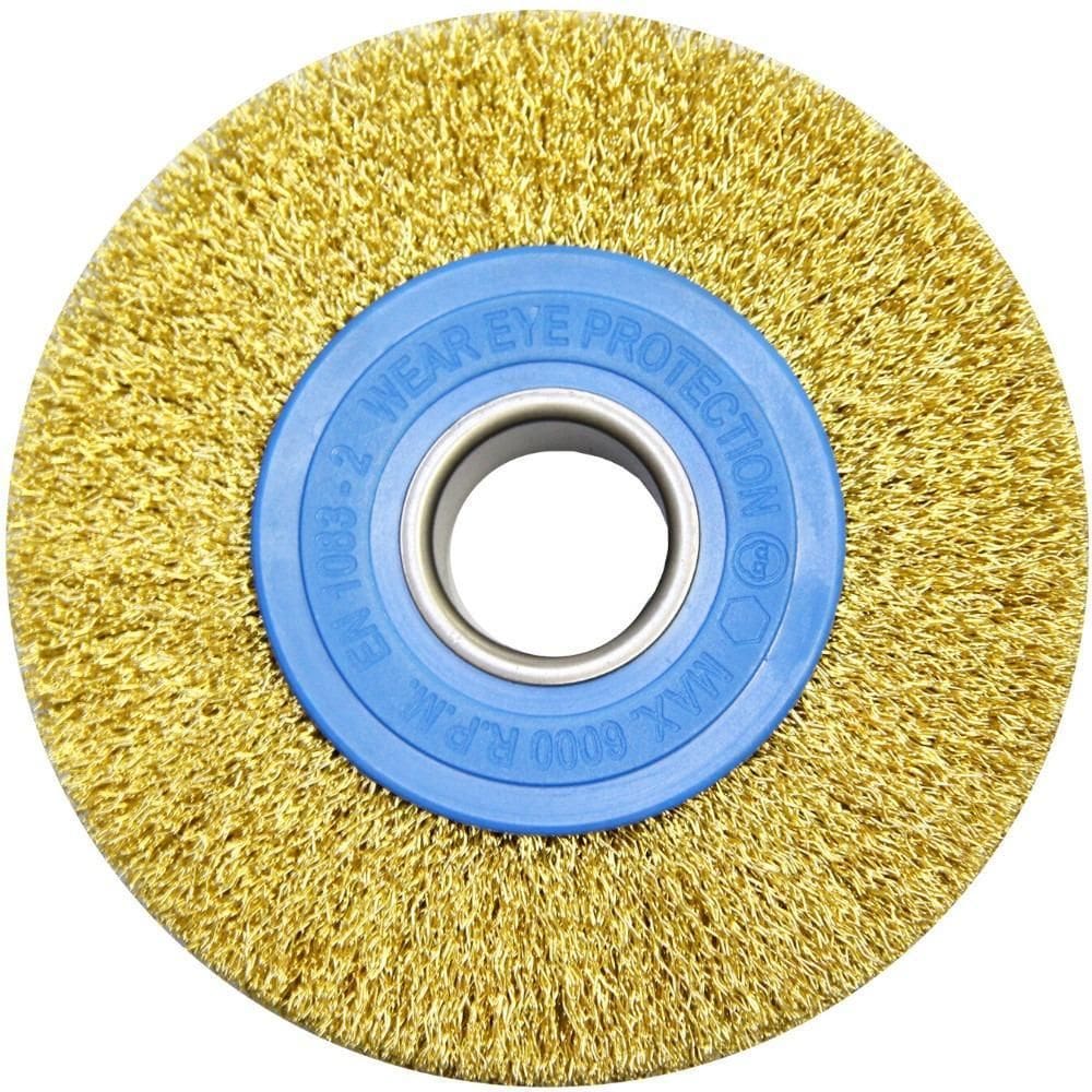 Escova De Aço Circular Ondulada 152,4 X 25,4 Mm - Norton