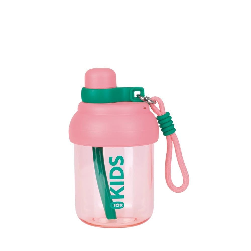 Garrafa Kids Alça Rosa 500ml