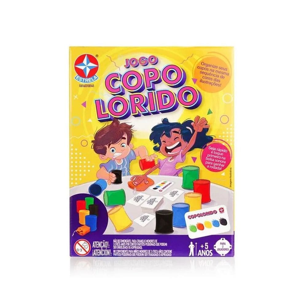 Jogo De Mesa Copolorido - Estrela
