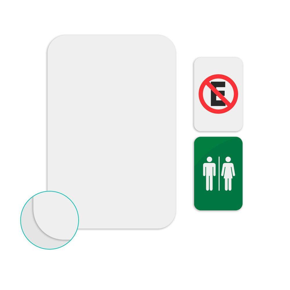Kit 20 Chapas Placas De Metal Sublimação 21X30Cm - Branco