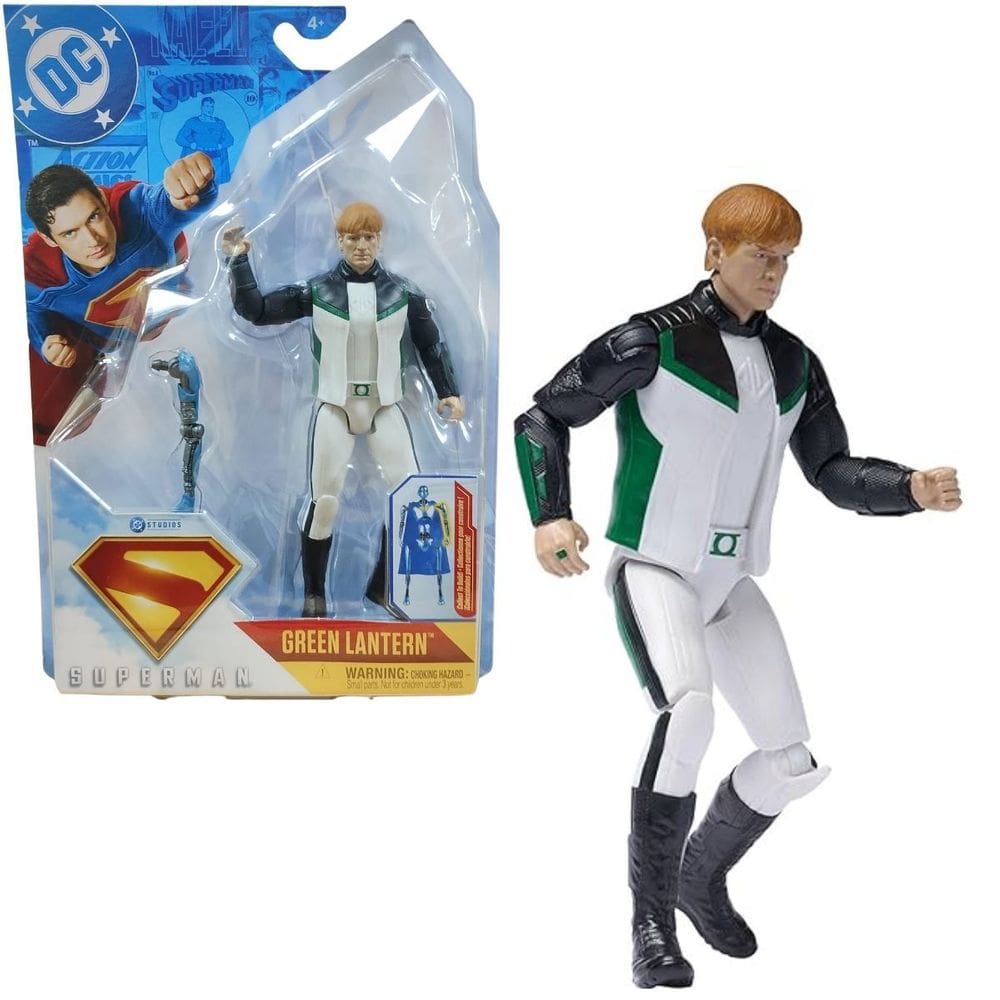 Boneco Ligada da Justiça Lanterna Verde 16cm Superman Legacy