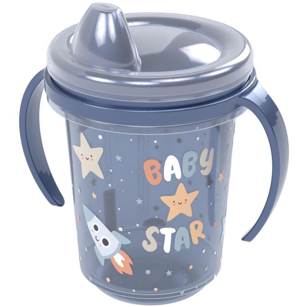 Copo Treinamento Trio Star Space 330ml. - Plasutil