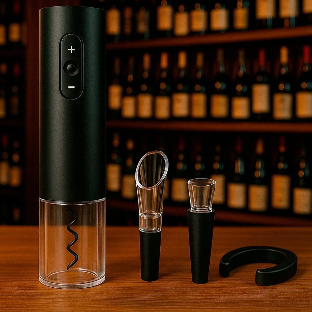 Abridor De Vinho Elétrico Moderno Para Rolhas Rígidas
