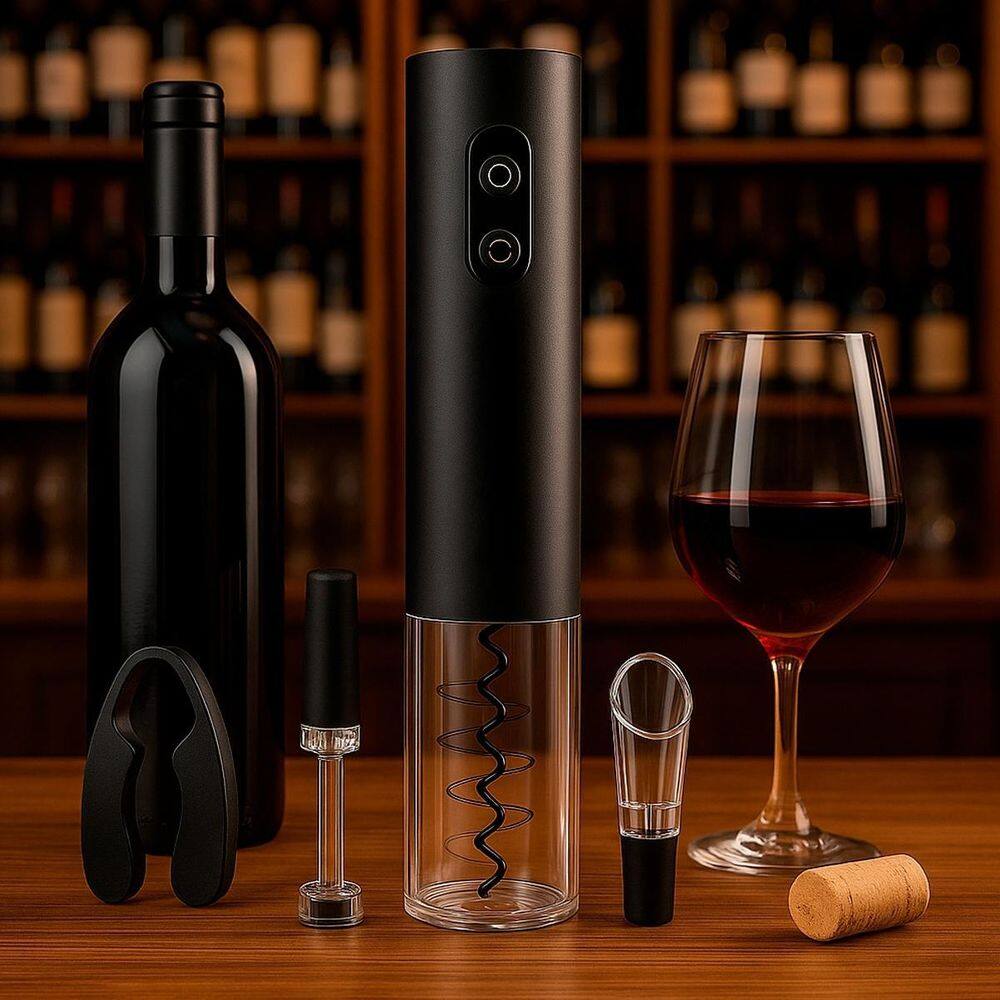 Abridor De Vinho Kit Luxo Portátil Ideal Para Viagens