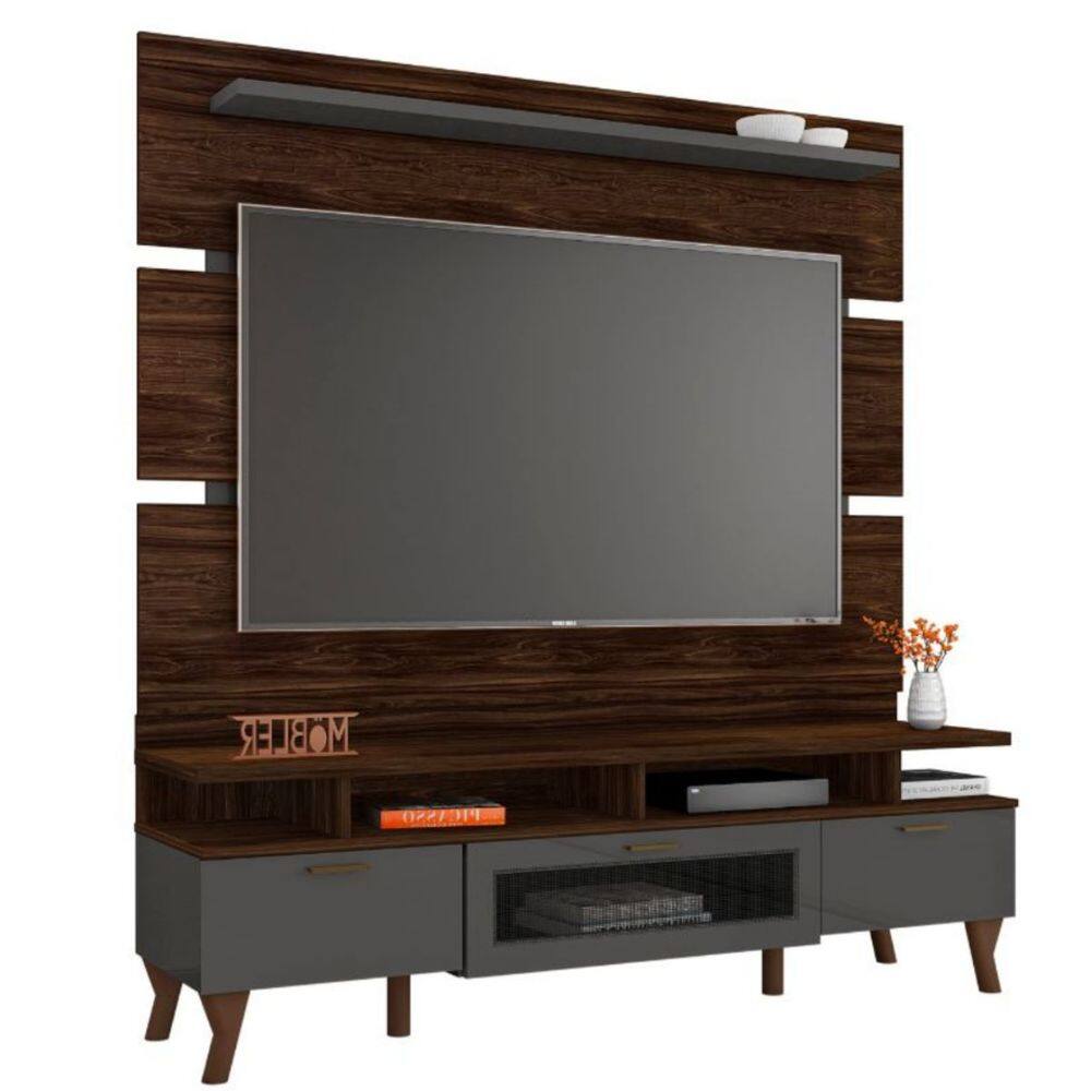 Rack Bancada Painel Para Tv Até 65” Life 160 cm Estante