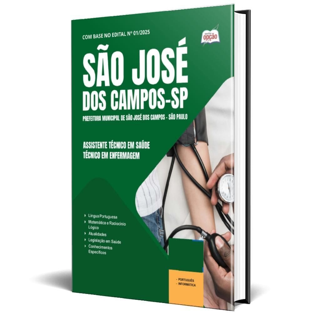 Apostila Prefeitura São José Dos Campos Sp 2025 Assistente
