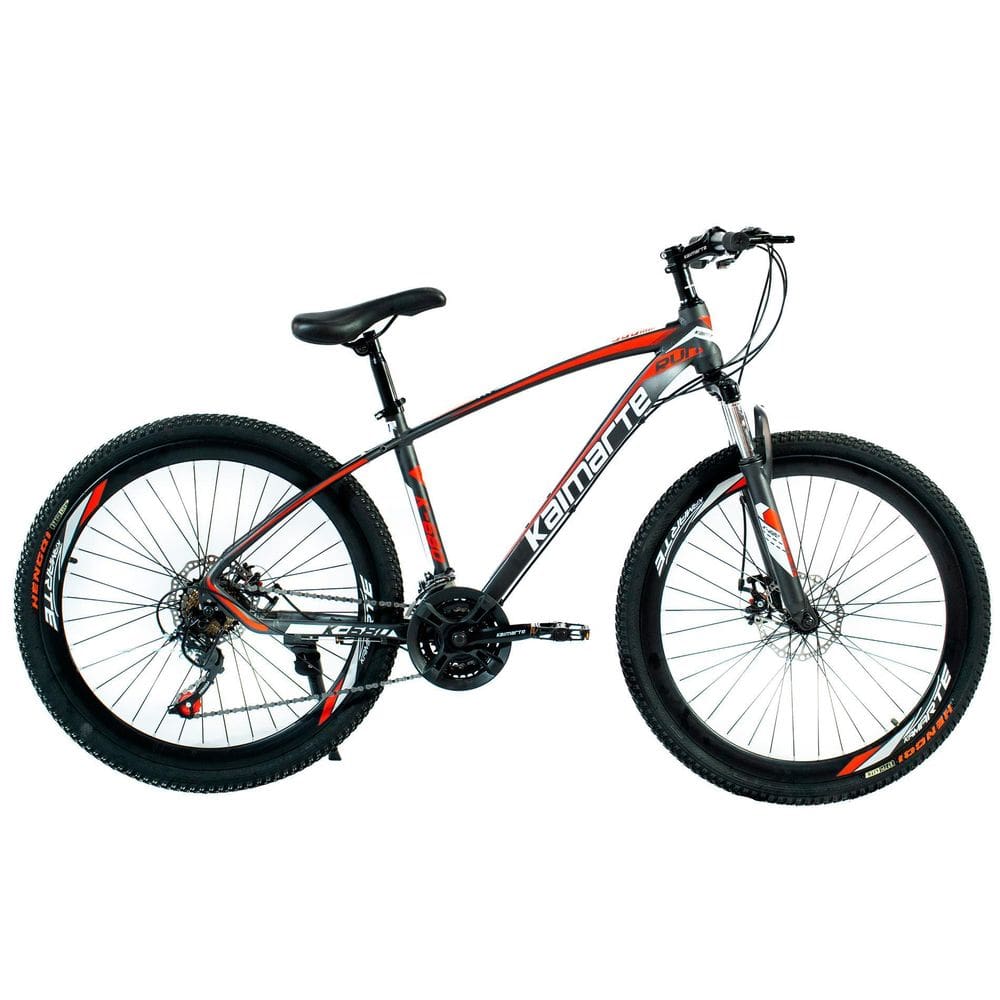 Bicicleta Aro 26 Alumínio Bike 21 Vel Freio A Disco Cinza E