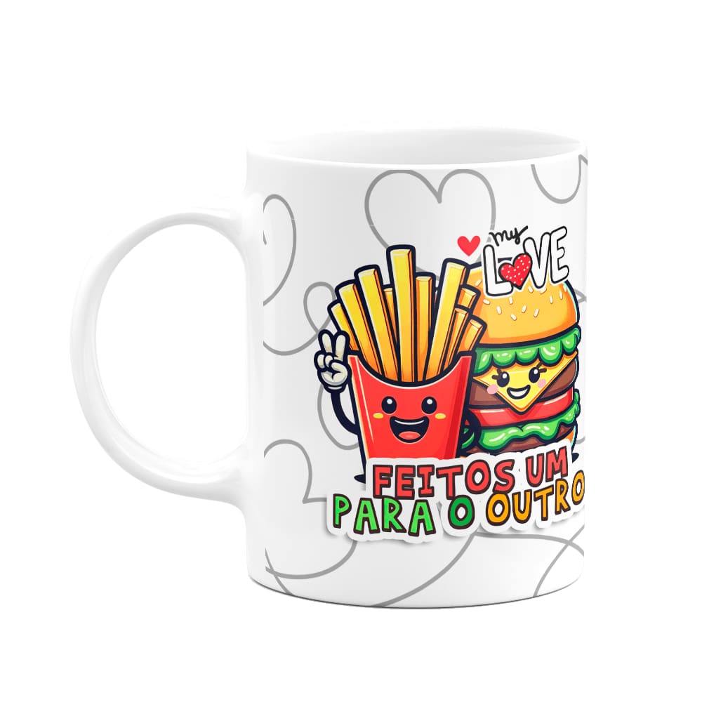 Caneca Namorados - Feitos um para o outro - FoodLove
