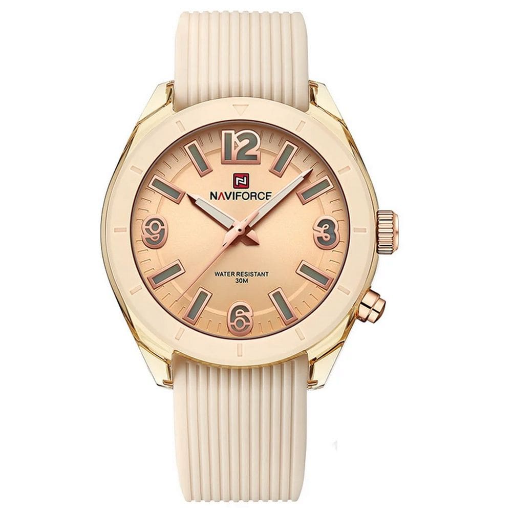Relógio de pulso Feminino quartzo pulseira silicone à prova D´água Casual Analógico