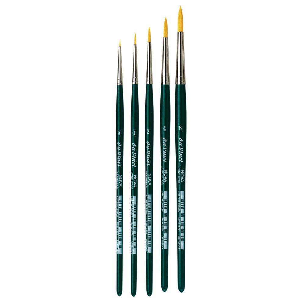 Conjunto de pincéis de pintura da Vinci Watercolor Series 5230 Nova 5 pincéis