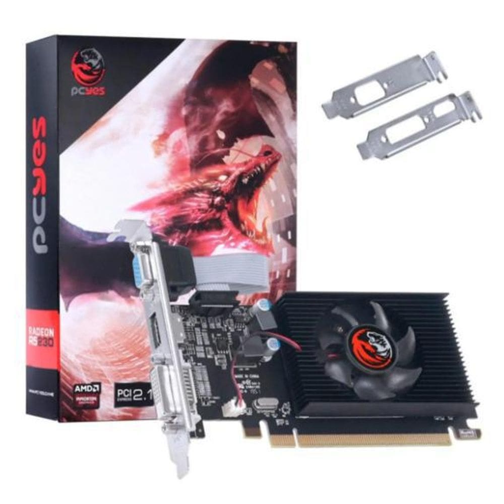 Placa De Vídeo Amd Pcyes R5 200 Series R5 230 Pa230R502D3Lw