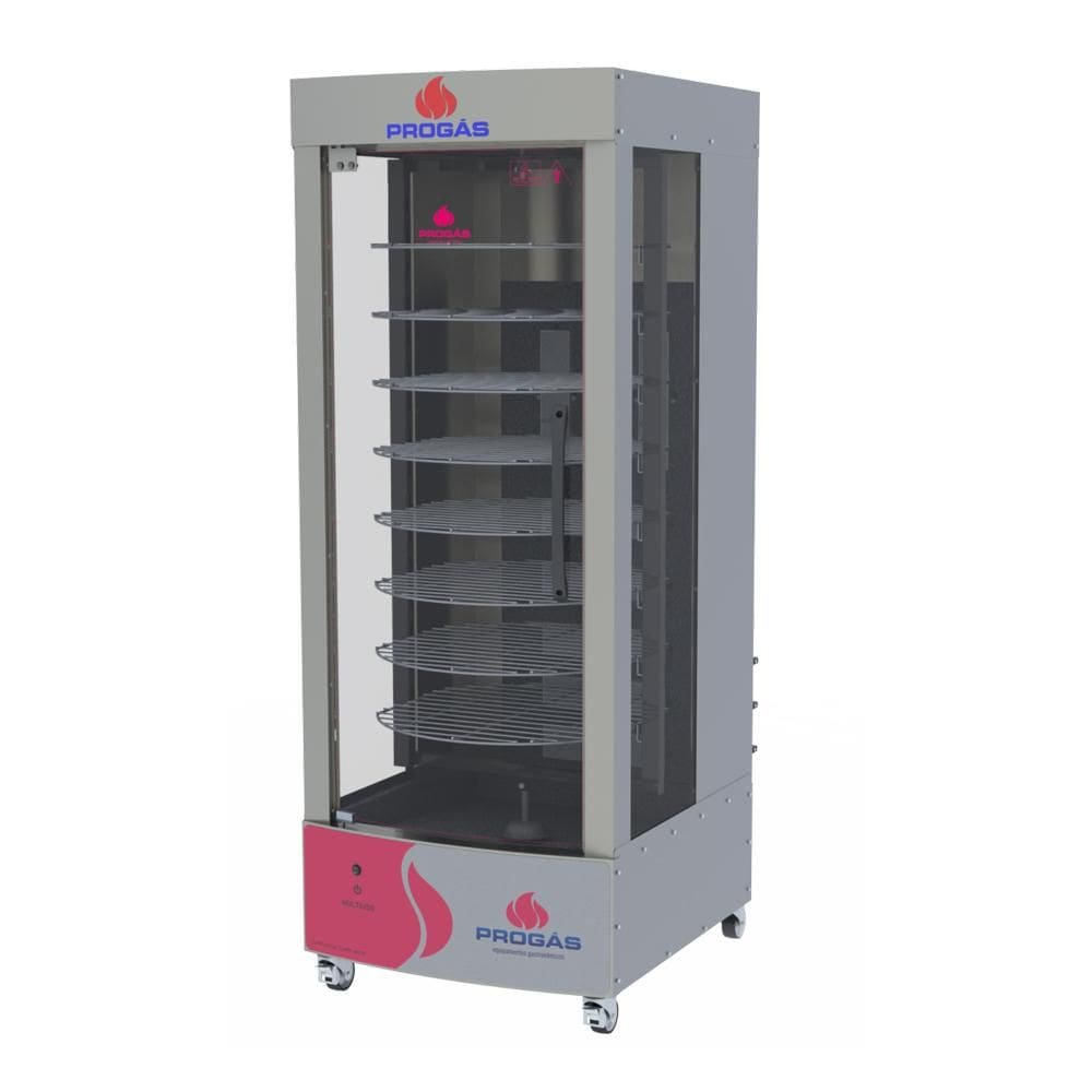 Forno Multiuso Giratório Cozinha Profissional 8 Grelhas Até 128kg Prp-482 G5 Bivolt - Progás
