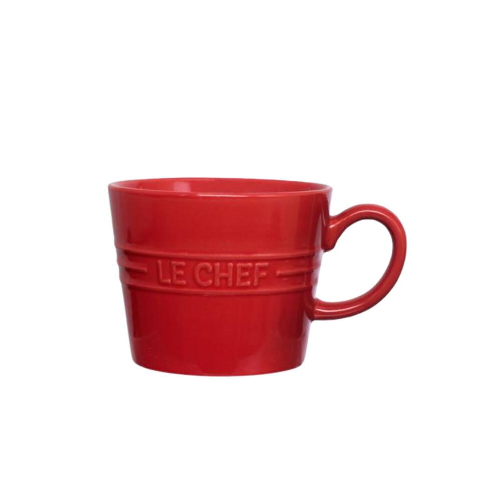 Caneca Em Cerâmica Le Chef 300ml Haüskraft Vermelho