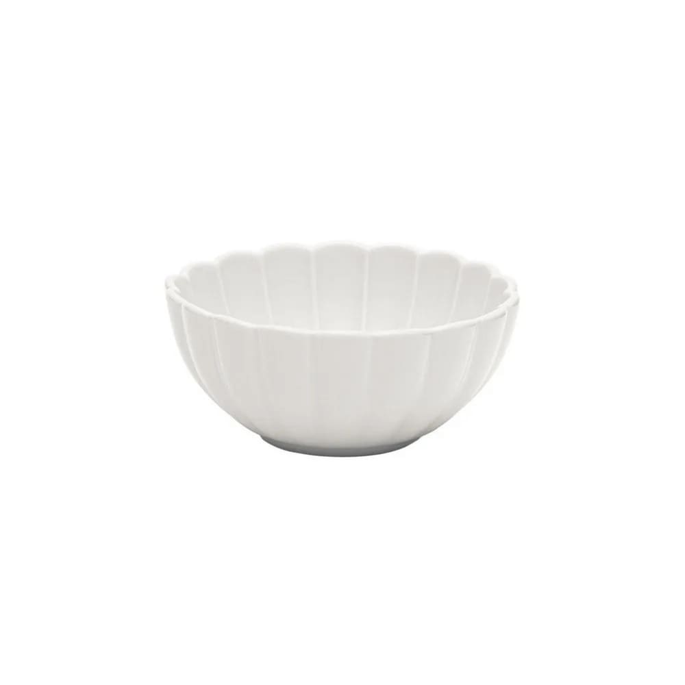 Jogo De Bowl Em Porcelana Flora Com 6 Peças 250ml Oxford Camélia