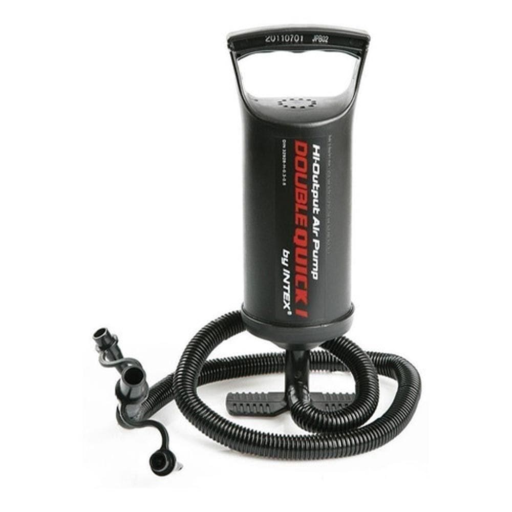 Bomba De Ar Manual Com 3 Bicos Double Quick I- Intex