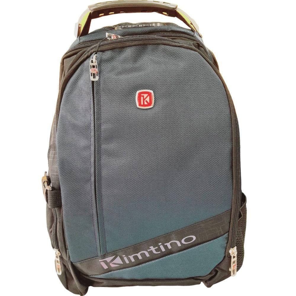 Mochila Casual 18" Notebook Trava Cadeado Azul - Kimtino