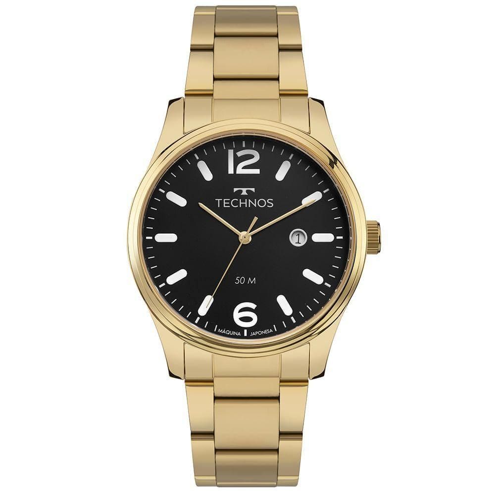 Relógio Technos Masculino Steel Dourado - 2115tzv/1p