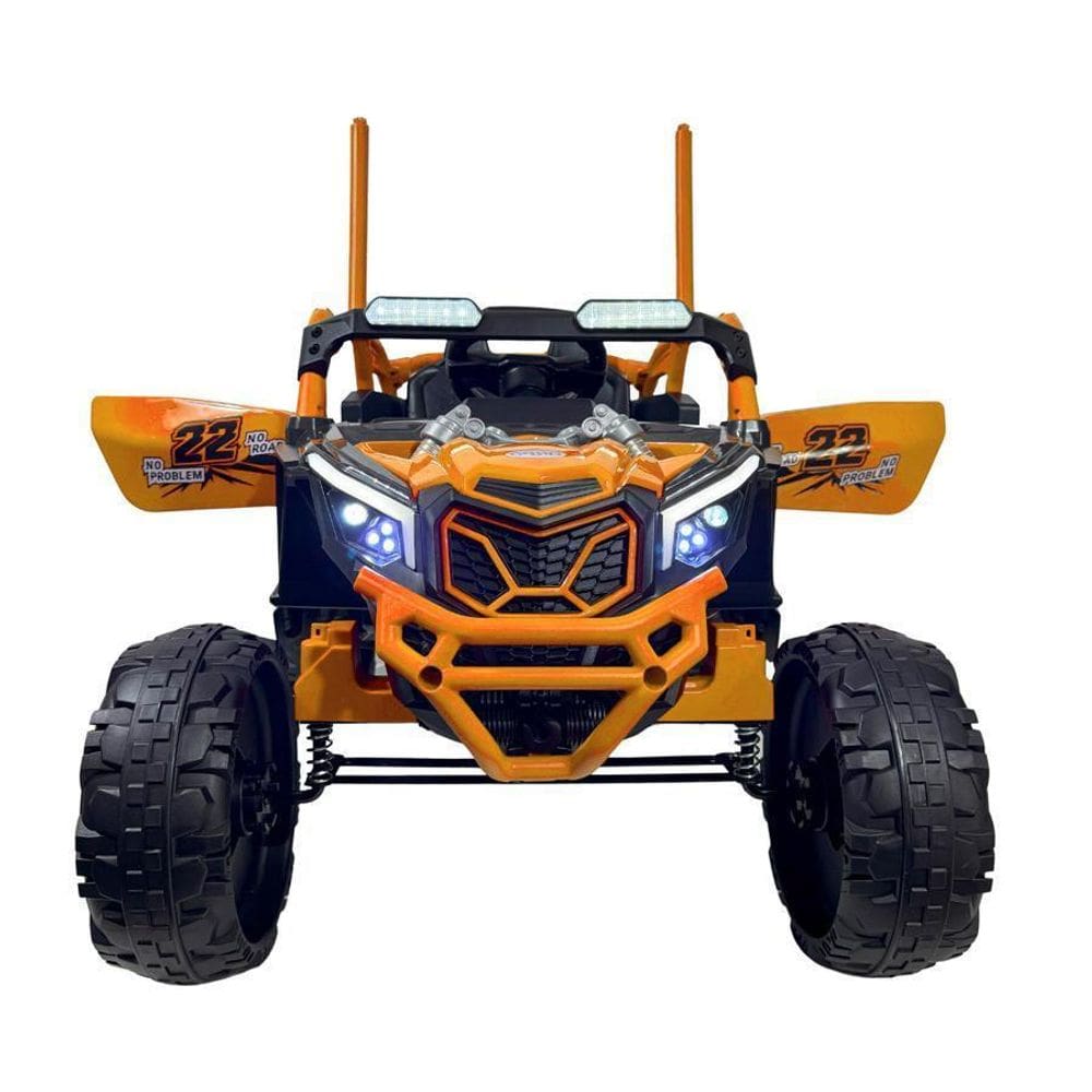 Carrinho Elétrico Infantil Gaiola Laranja 12V